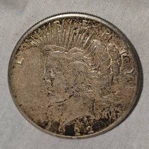 1922 S Peace Dollar $1, Nice Patina