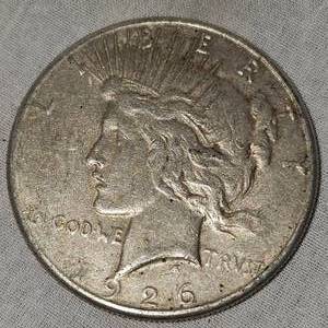1926 S Peace Dollar $1, F+