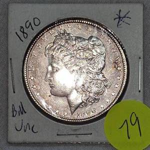 lot 79 image: 1890 BU Morgan $1