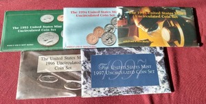 lot 44 image: (5) U.S. Mint Uncirculated Sets - 1973-1977