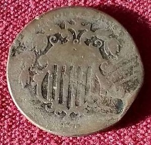 lot 48 image: 1872() Shield Nickel