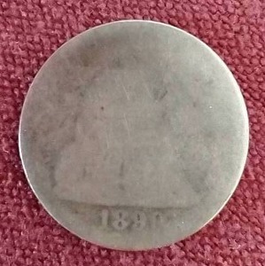 lot 59 image: 1890 Liberty Seated Dime