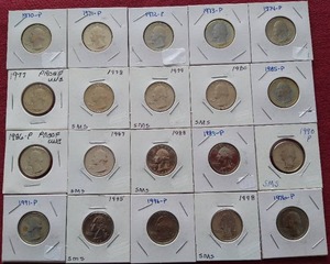 lot 141 image: (20) Washington Quarters