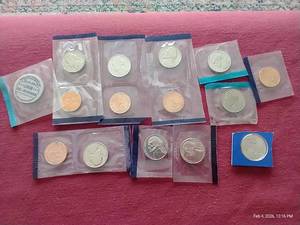 lot 168 image: (9) Uncirculated Nickels - All Sealed