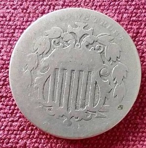 lot 171 image: 1867() Shield Nickel