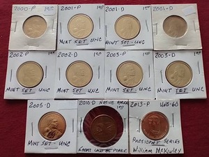 lot 173 image: (11) Presidential Dollars