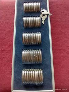 lot 181 image: Complete State Quarter Collection in Locking Box