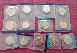 lot 187 image: (9) Uncirculated Nickels - All Sealed