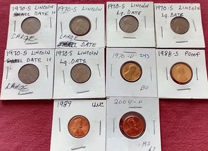 lot 209 image: (10) Pennies