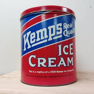 lot 460 image: 1920 Kemps Ice Cream Replica Tin