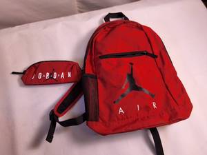 lot 112 image: Jordan Kids Air School Backpack and Pencil Case set