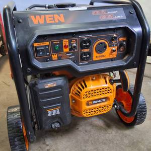 lot 136 image: WEN 5,600-Watt Portable Generator - works great