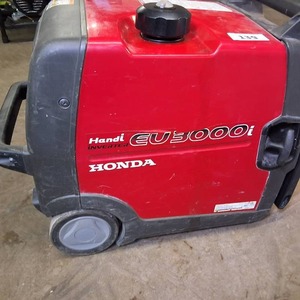 lot 3A image: Honda EU3000i Handi Inverter Generator - Works Great