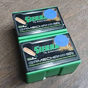 lot 158 image: Sierra GameChanger Tipped GameKing (TGK) rifle bullets, specifically the 6.5mm, 130-grain - 2 boxes