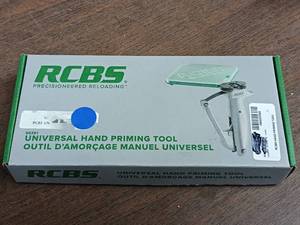 lot 159 image: RCBS 90201 Universal Hand Priming Tool for reloading