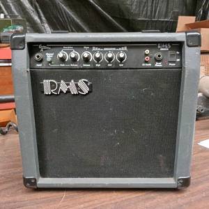 lot 166 image: RMS RMSG20 electric guitar amplifier - 20 Watts - suitable for practice or small gigs - Works