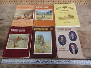 lot 182 image: Collection of vintage issues of Montana The Magazine of Western History and a book titled Tucson Rodeo Parade & Museum.