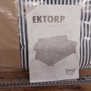 lot 186 image: IKEA EKTORP slipcover for a sofa or loveseat. NIB