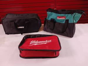 lot 237 image: Three tool bags from popular tool brands