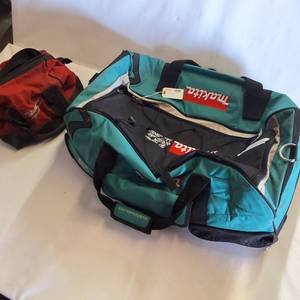 lot 266 image: Makita and Milwaukee Tool Bags