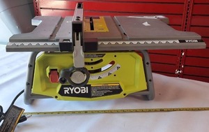 lot 6 image: Ryobi portable table saw