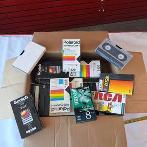 lot 241 image: Large lot of Vintage VHS Tapes