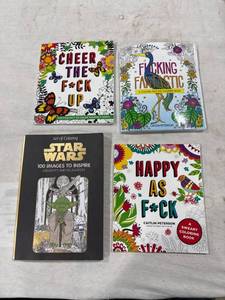 lot 1733 image: Adult Coloring Books Lot