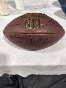 lot 1740 image: Autographed Wilson NFL Football