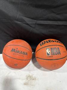 lot 1742 image: Mikasa and Wilson Basketballs