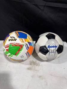 lot 1743 image: Two Soccer Balls