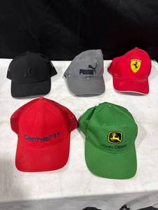 lot 1773 image: Lot of 5 Branded Baseball Caps