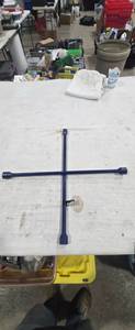 lot 1814 image: Blue Metal Lug Wrench