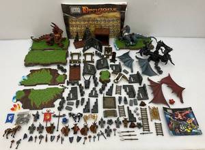 lot 22 image: Vintage Mega Blocks Dragons And Castle