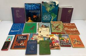 lot 27 image: Vintage Books Including 1940 DONALD DUCK AND HIS NEPHEWS And More