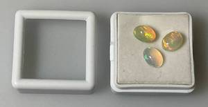 lot 40 image: Natural Ethiopian Oval Opals 6x8MM