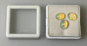 lot 46 image: Natural Ethiopian Oval Opals 6x8MM