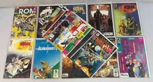 lot 52 image: Misc. Comics Including ROM And More (Bagged And Carded)