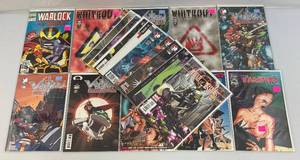 lot 66 image: Misc. Comics Including WARLOCK And More (Bagged And Carded)