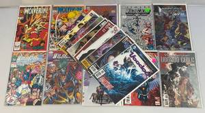 lot 67 image: Misc. Comics Including WOLVERINE And More (Bagged And Carded)