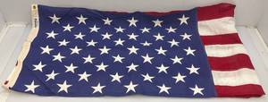 lot 104 image: 100 % Cotton 5 x 9 American Flag