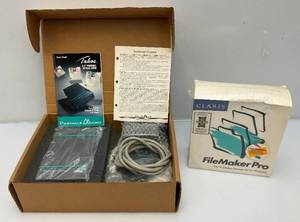 lot 119 image: PINNACLE Micro Tahoe 3.5 Portable Optical Drive In Original Box With File Maker Pro (Factory Sealed)