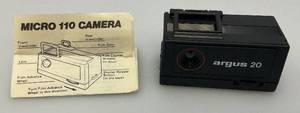 lot 143 image: Vintage Argus 20 Mini Cereal Box Spy Camera With Instructions