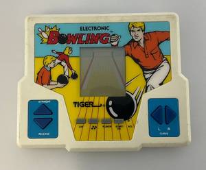 lot 153 image: 1987 TIGER Electronic Bowling Handheld Game