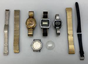 lot 166 image: Misc. Vintage Watches Including 1950s Bulova 23 Jewel And More