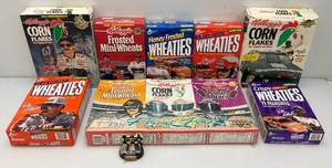 lot 177 image: Misc. Factory Sealed Collectible DALE EARNHARDT Cereal Boxes