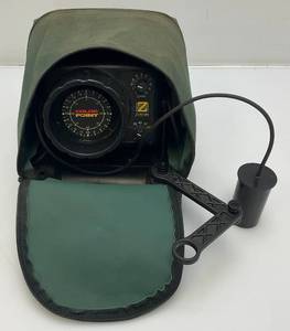 lot 183 image: ZERCOM Color Point Depth Finder Ice Fishing System With Carrying Bag