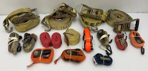 lot 189 image: Large Group Of Misc. Heavy Duty Ratchet Straps