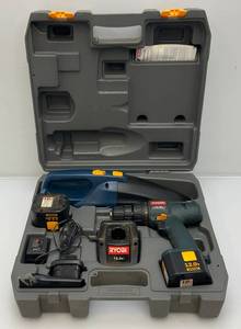 lot 203 image: Vintage Ryobi 12 Volt Vacuum Drill Combo Complete In Carrying Case