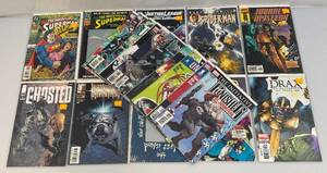 lot 208 image: Misc. Comics Including SUPERMAN And More (Bagged And Carded)