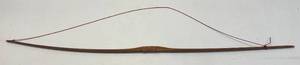 lot 242 image: Very Old Indian Archery Evansville Ind. Wooden Recurve Bow